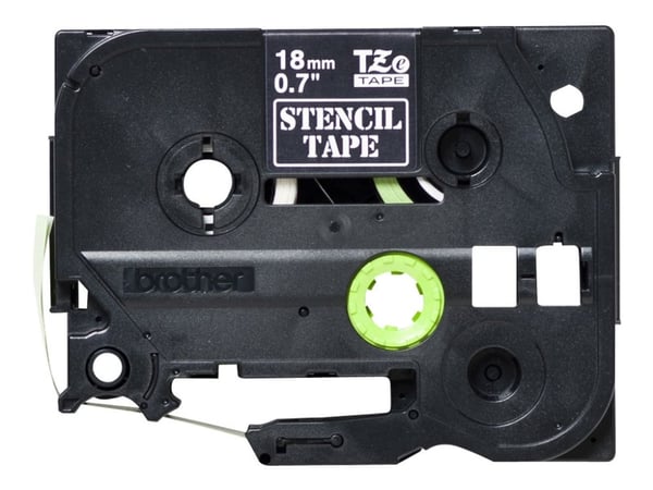 Brother STe-141 - Svart - Rull (1,8 cm x 3 m) 1 kassett(er) stempelbånd - for P-Touch PT-18, 1830, 1880, 2100, 2110, 2430, 2470, 2700, 3600, 7500, ...