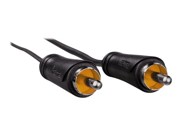 Hama - Lydkabel - RCA hann til RCA hann - 1.5 m - svart