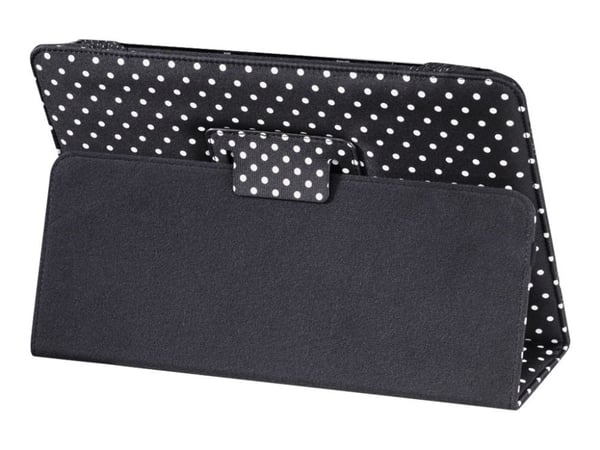 Hama "Polka Dot" - Lommebok for nettbrett - polyester - svart - 8"