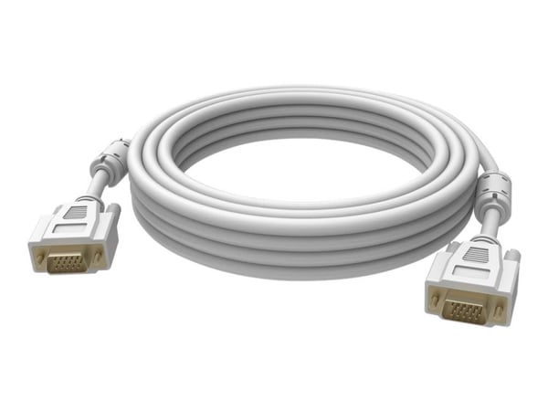 Vision Techconnect - VGA-kabel - HD-15 (VGA) (hann) til HD-15 (VGA) (hann) - 3 m - hvit