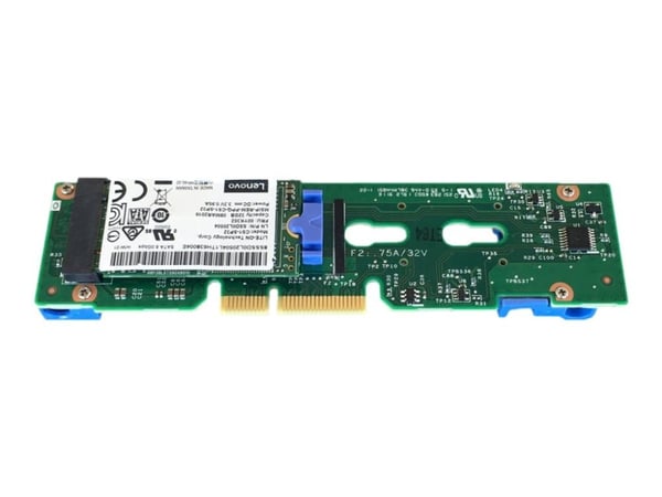 Lenovo ThinkSystem M.2 Enablement Kit - Diskkontroller - M.2 - SATA 6Gb/s - for ThinkSystem SD530; SE350; SN850; SR530; SR550; SR570; SR590; SR650;...