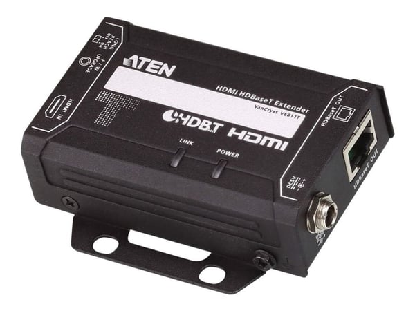 ATEN VE811T HDMI HDBaseT Transmitter - Video/lyd-forlenger - sender - HDMI, HDBaseT - opp til 100 m