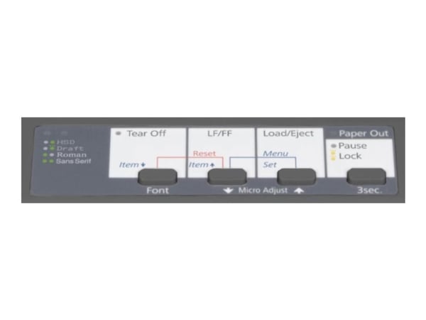 Epson LX 1350 - Skrivare - svartvit - punktmatris - A3 - 240 x 144 dpi - 9 pin - upp till 357 tecken/sek - parallell, USB, seriell