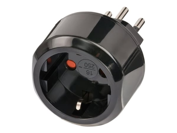 brennenstuhl - Adapter för effektkontakt - CEE 7/4 (hona) till SEV 1011 (hane) - 250 V - 10 A - Liechtenstein, Schweiz
