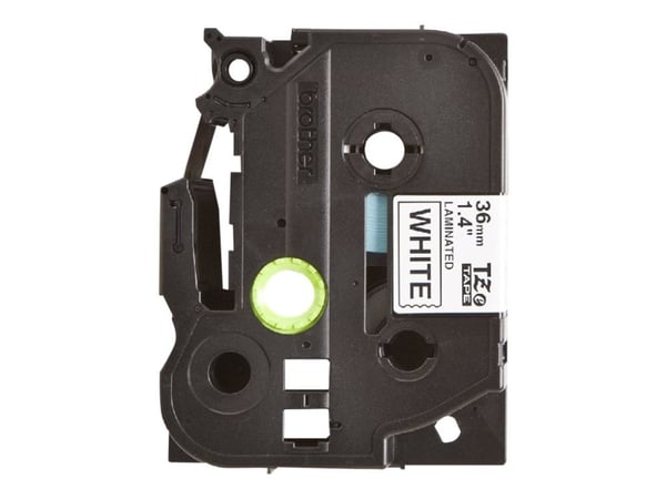Brother TZe-261 - Svart på hvitt - Rull (3,6 cm x 8 m) 1 kassett(er) laminert teip (en pakke 20) - for P-Touch PT-3600, 530, 550, 9200, 9400, 9500,...