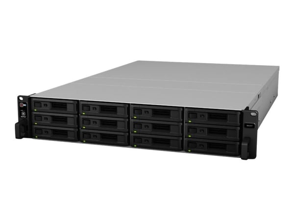 Synology RX1217 - Kabinett för lagringsenheter - 12 fack (SATA-600) - kan monteras i rack - 2U