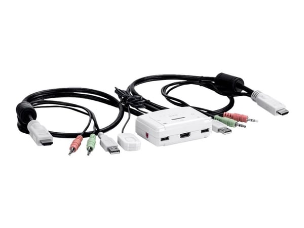 TRENDnet TK 215i - KVM / lydsvitsj - 2 x KVM/lyd - 1 lokalbruker - stasjonær
