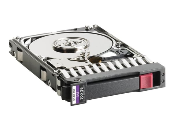 HPE Dual Port Enterprise - Harddisk - 300 GB - hot-swap - 2.5" SFF - SAS 6Gb/s - 10000 rpm
