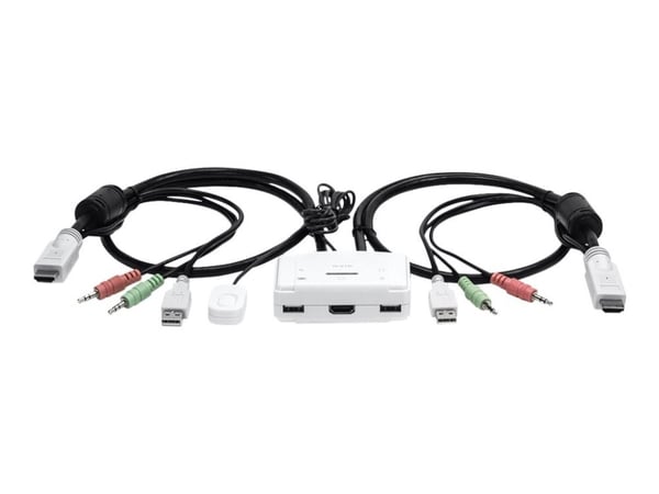TRENDnet TK 215i - KVM / lydsvitsj - 2 x KVM/lyd - 1 lokalbruker - stasjonær