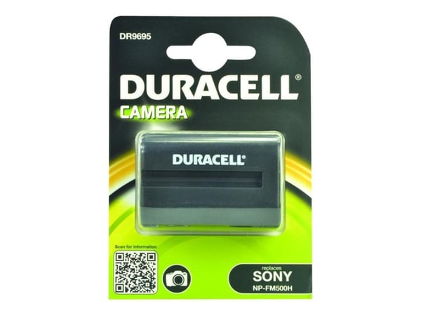 Duracell - Kamerabatteri - Li-Ion - 1400 mAh - for Sony a DSLR-A200, A300, A350, A500, A550, A700, A850, A900