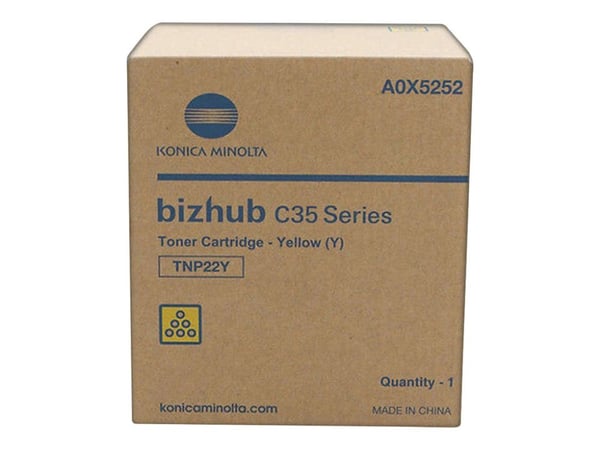 Konica Minolta TNP-22Y - Gul - original - tonerpatron - for bizhub C35