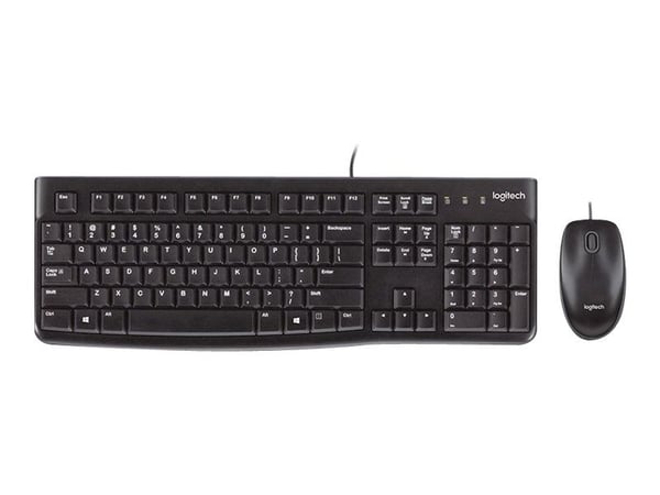 Logitech Desktop MK120 - Tastatur- og mussett - USB - Fransk