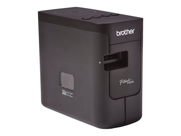 Brother P-Touch PT-P750W - Etikettskriver - termotransfer - Rull (2,4 cm) - USB, Wi-Fi(n), NFC - kutter