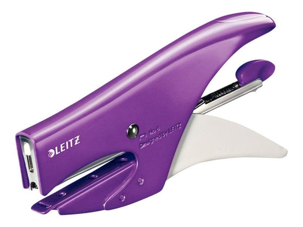 Hæftetang Leitz WOW lilla metallic