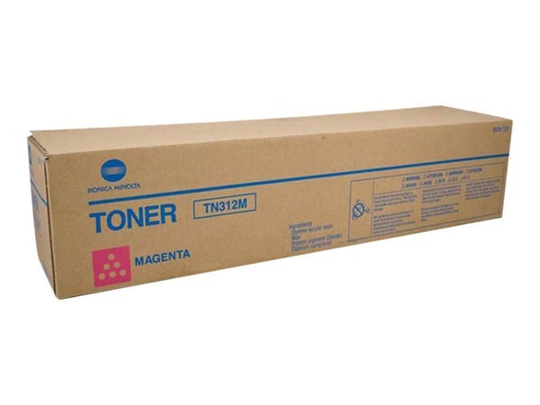 Konica Minolta TN-328M, 28000 sivua, Magenta, 1 kpl