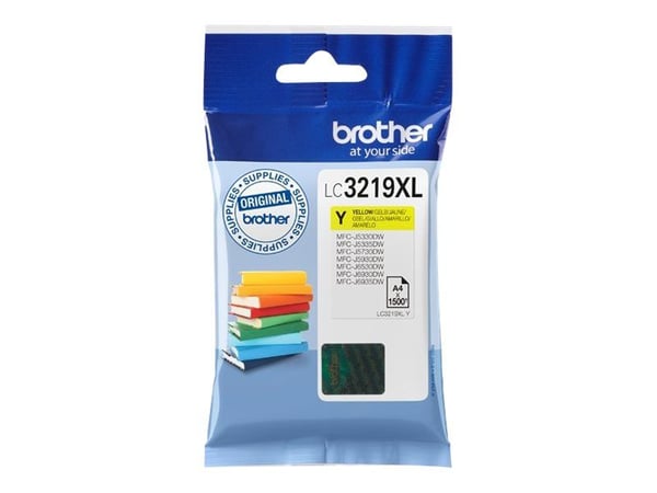 Brother LC3219XLY, 1500 sivua, 1 kpl, Kertapakkaus