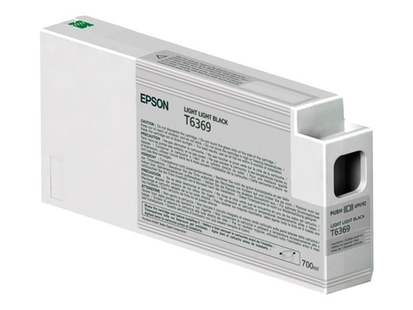 Epson UltraChrome HDR - 700 ml - lysesvart - original - blekkpatron - for Stylus Pro 7890, Pro 7900, Pro 9890, Pro 9900, Pro WT7900