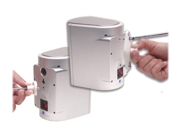 Neomounts SPEAKER-W100 - Monteringssett (vegg/tak-montering) - full bevegelse - for 2 høyttalere - hvit