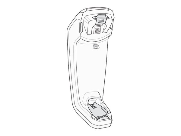 Zebra CR8178-SC Standard Cradle - Dokkingstasjon for strekkodeskanner - veggmonterbar, bilmonterbar, skrivebord - midnatts sort - for Zebra DS8178