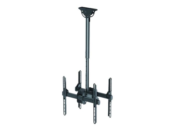 Neomounts NM-C440D - Brakett - full bevegelse - for 2 LCD-skjermer - svart - skjermstørrelse: 32"-60" - takmonterbar