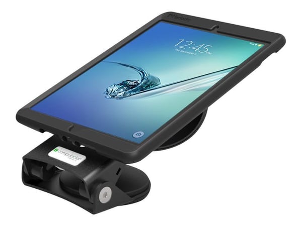 Compulocks Universal Tablet Grip and Security Stand - Stativ - tabletille - låsbar - sort - skrivebord