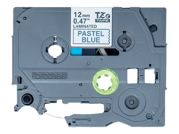 Brother TZe-MQ531 svart på pastellblå 12 mm x 4 m