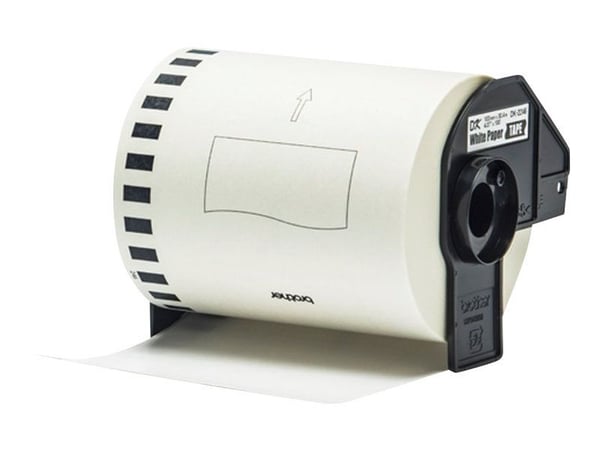 Brother DK-22246 - Papir - svart på hvitt - Rull (10,3 cm x 30,48 m) 1 rull(er) sammenhengende etiketter - for P/N: US#QL-1060N