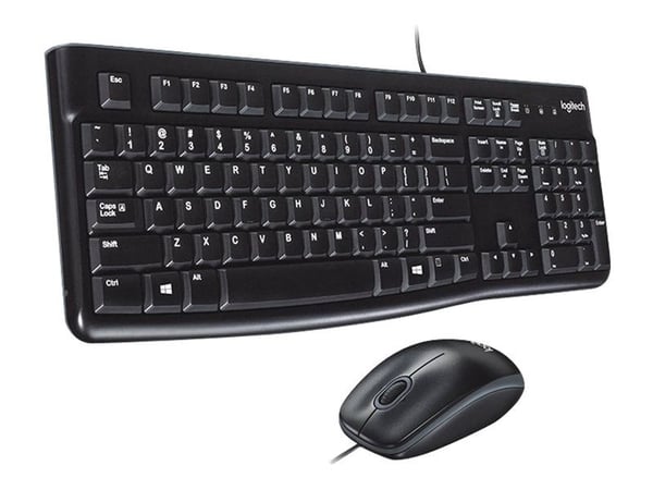 Logitech Desktop MK120 - Tastatur- og mussett - USB - Fransk
