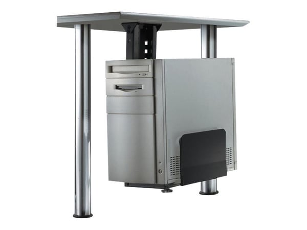 Neomounts CPU-D200BLACK, Pöydälle asennettava keskusyksikköteline, 30 kg, musta, Terästä, Taiwan, 230 mm