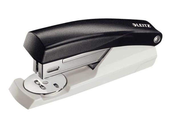 Leitz 5501 - Stiftemaskin - 25 ark / 2.5 mm - 24/6, 26/6 - plast, metall - svart