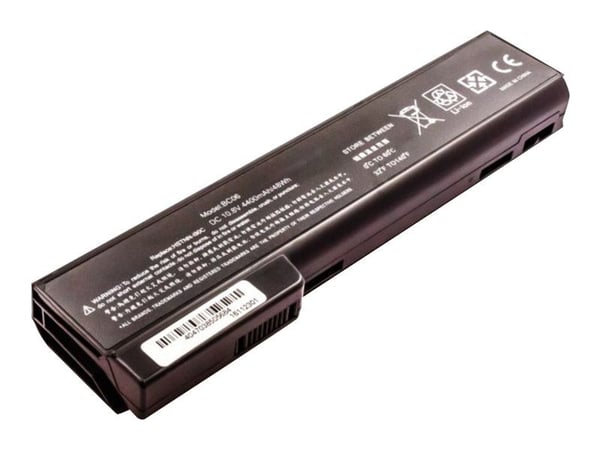 CoreParts - Batteri för bärbar dator (likvärdigt med: HP 628670-001, HP QK642AA) - 6-cells - 4400 mAh - 47.52 Wh - svart - för HP EliteBook 84XX, 8...