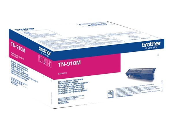 Brother TN-910M, 9000 sivua, Magenta, 1 kpl