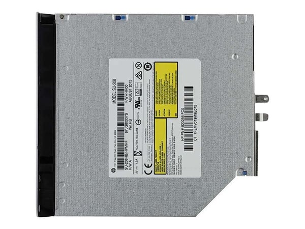HP - Platestasjon - DVD±RW (±R DL) / DVD-RAM - Serial - intern - 2.5" - for ProBook 640 G2 Notebook, 645 G2 Notebook