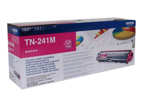 Brother TN-241M, 1400 sivua, Magenta, 1 kpl