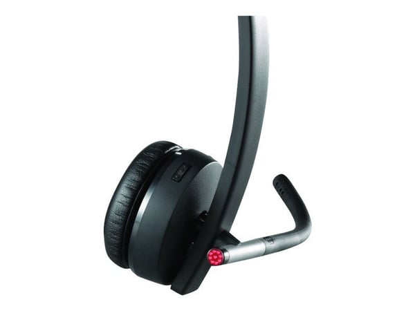 Logitech Wireless Headset Mono H820e - Hodesett - on-ear - DECT - trådløs