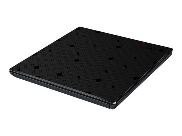 CoreParts Super Slim - Platestasjon - DVD-RW - SuperSpeed USB 3.0 - ekstern - svart