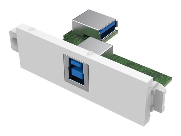 VISION TechConnect 3 USB-b module - Modulkontaktplatta med insnäppsfästen - USB typ B