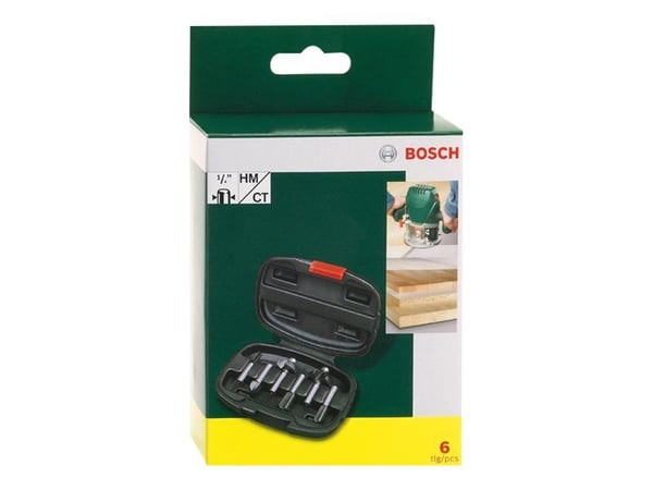 Bosch - Routerspissett - 6 deler