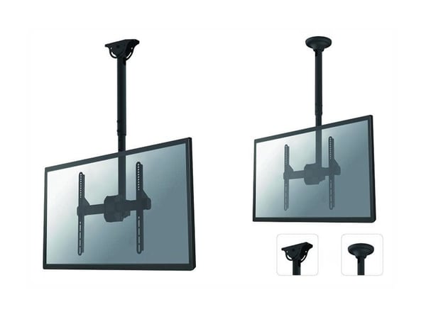 Neomounts NM-C440BLACK, 200 x 200 mm, 400 x 400 mm, -25 - 0°, -180 - 180°, 6°, Musta