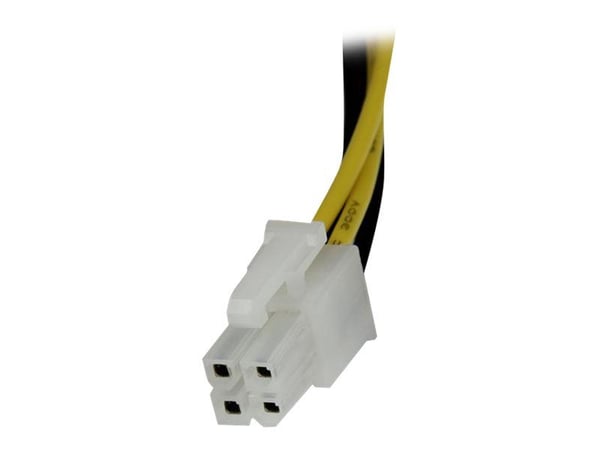 StarTech 8in ATX12V 4 Pin P4 CPU Power Extension Cable - M/F - Power extension cable - 4 pin ATX12V (M) to 4 pin ATX12V (F) - 7.9 in - ATXP4EXT - S...