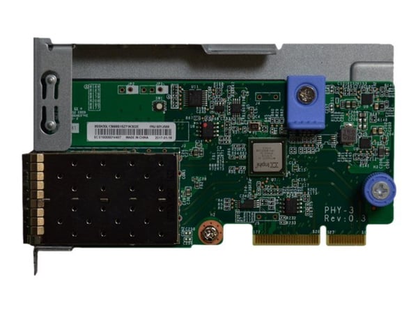 Lenovo ThinkSystem - Nettverksadapter - LAN-on-motherboard (LOM) - 10 Gigabit SFP+ x 2 - for ThinkAgile HX2320 Appliance; VX3320 Appliance