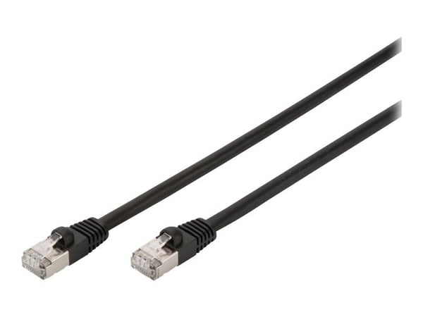 DIGITUS Professional - Liitäntäkaapeli - RJ-45 (uros) - RJ-45 (uros) - 3 m - SFTP - CAT 6 - buutattu, ulkona, solmuvapaa - musta - musta