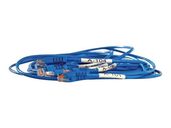 DYMO Rhino Heat Shrink Tubes - Svart på hvitt - Rull (2,4 cm x 1,5 m) slange - for Rhino 6000