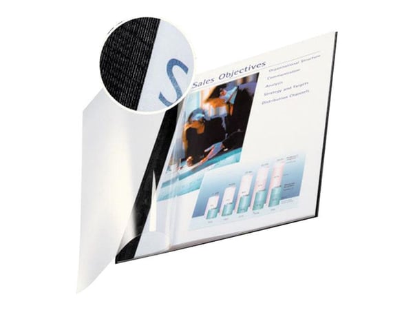 Leitz ImpressBIND - 7 mm - A4 (210 x 297 mm) - 70 ark - svart - mykt deksel - for Leitz impressBIND 140, impressBIND 280