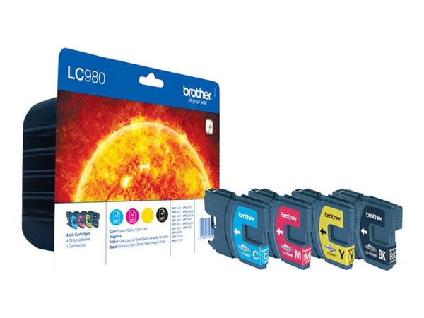 Brother LC980VALBP, 300 sivua, 260 sivua, 4 kpl, Monipakkaus