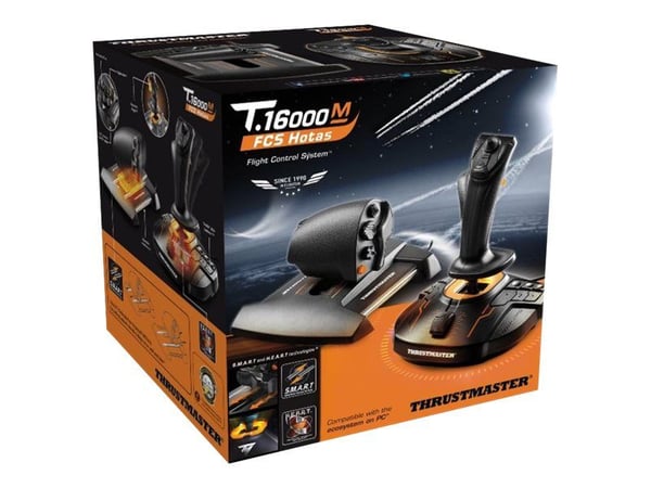 ThrustMaster T.16000M FCS Hotas - Joystick og gasspedal - kablet - for PC