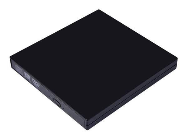 CoreParts Slim - Platestasjon - DVD-RW - SuperSpeed USB 3.0 - ekstern - svart CoreParts Slim - Platestasjon - DVD-RW - SuperSpeed USB 3.0 - ekstern - svart