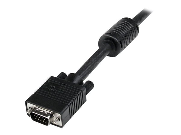 StarTech 2m Coax High Resolution Monitor VGA Video Cable HD15 M/M - VGA-kabel - HD-15 (VGA) (hann) til HD-15 (VGA) (hann) - 2 m - formstøpt - svart