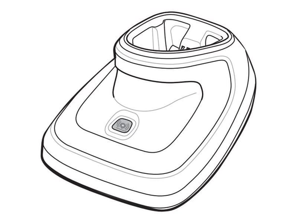 Zebra CR8178-PC Presentation Cradle - Dokkingstasjon for strekkodeskanner - veggmonterbar, bilmonterbar, skrivebord - helsepleiehvit - for Zebra DS...
