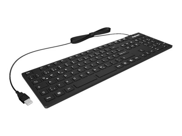 KeySonic KSK-8030 IN - Tastatur - USB - USA - svart